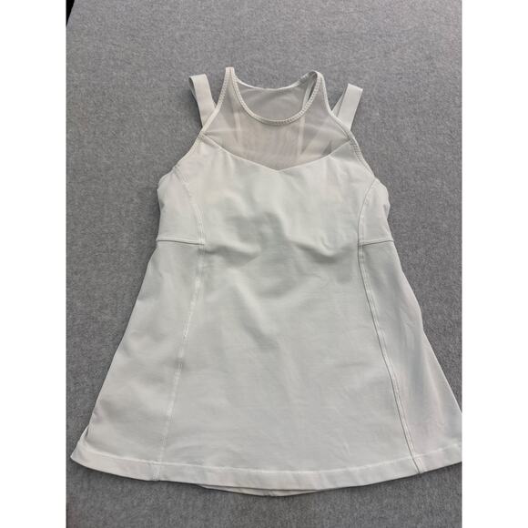 Lululemon White Running in the City Tank  - size 6 - Picture 1 of 9